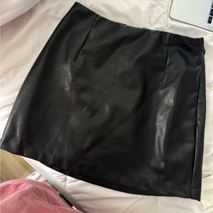 Abercrombie leather skort!!